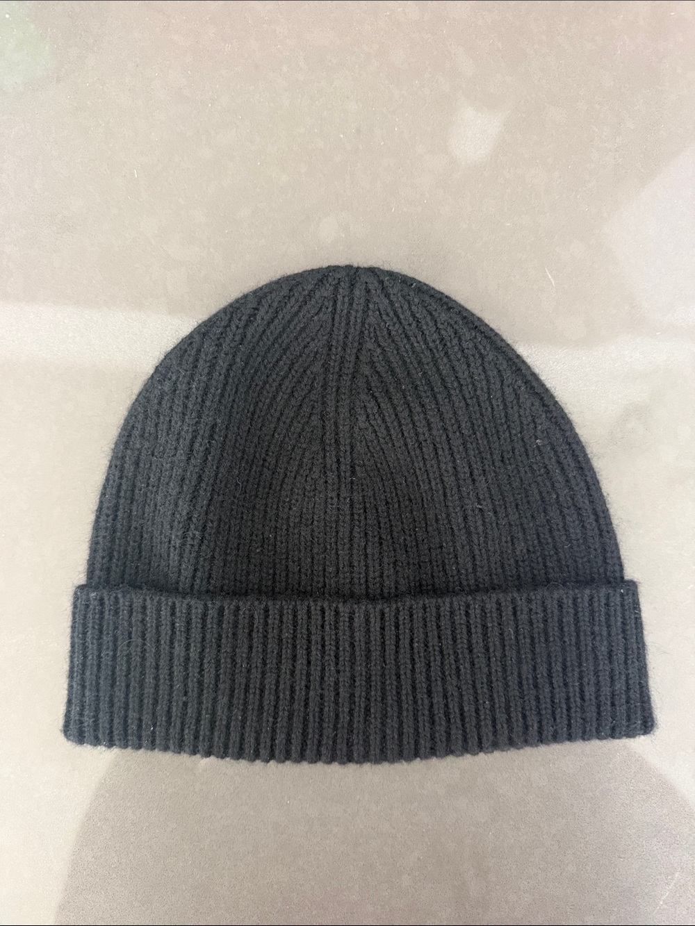 J. Crew Cashmere Ribbed Knit Beanie - Black